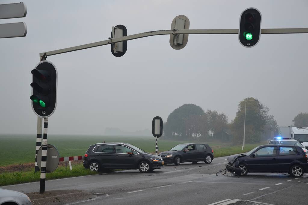 Drie auto's betrokken bij ongeval