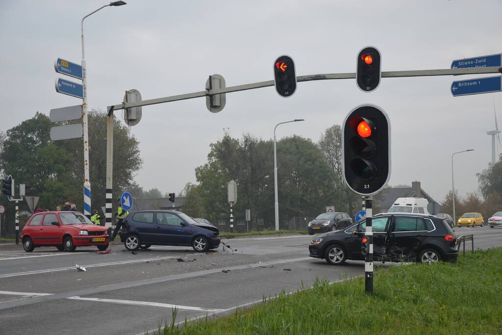 Drie auto's betrokken bij ongeval