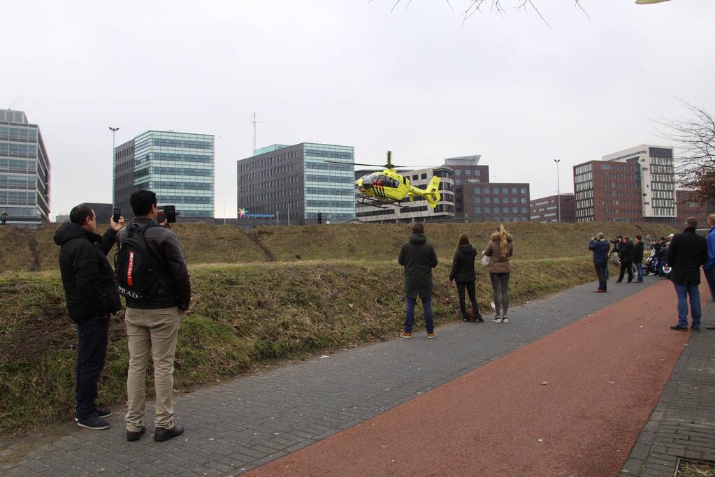 Ernstige aanrijding tussen auto en fietser