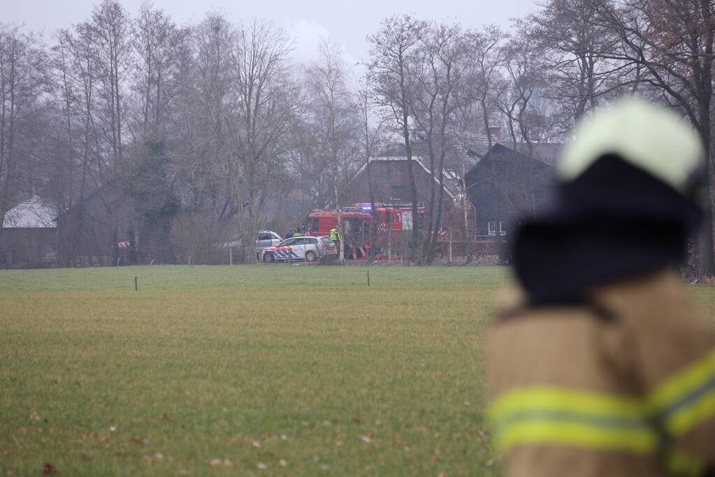 Brand in woonboerderij