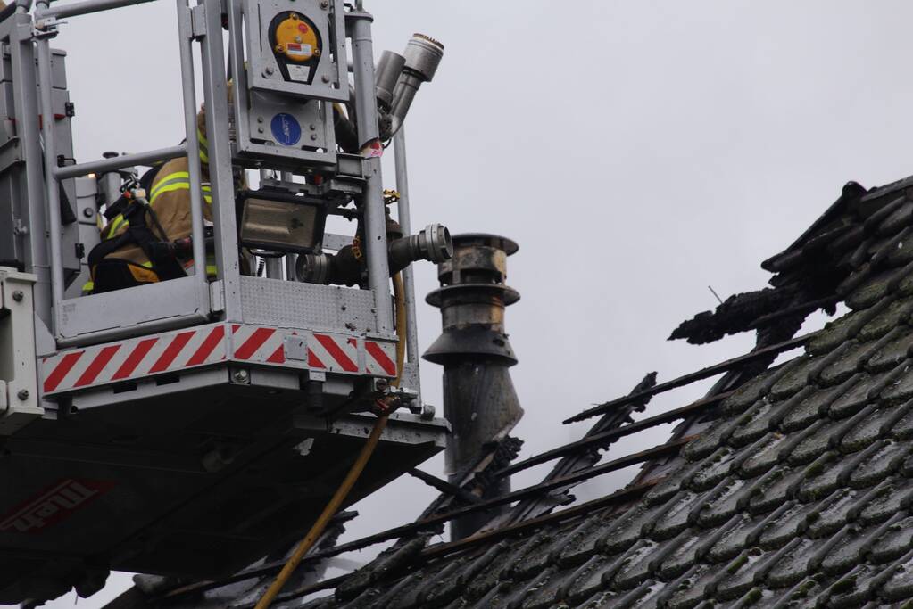 Brand in woonboerderij