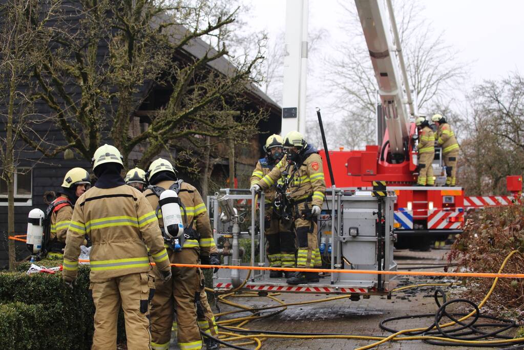 Brand in woonboerderij