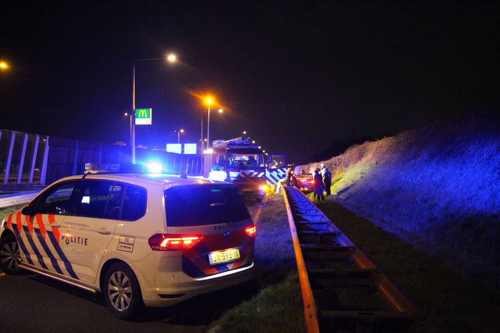 Twee gewonden na eenzijdig ongeval