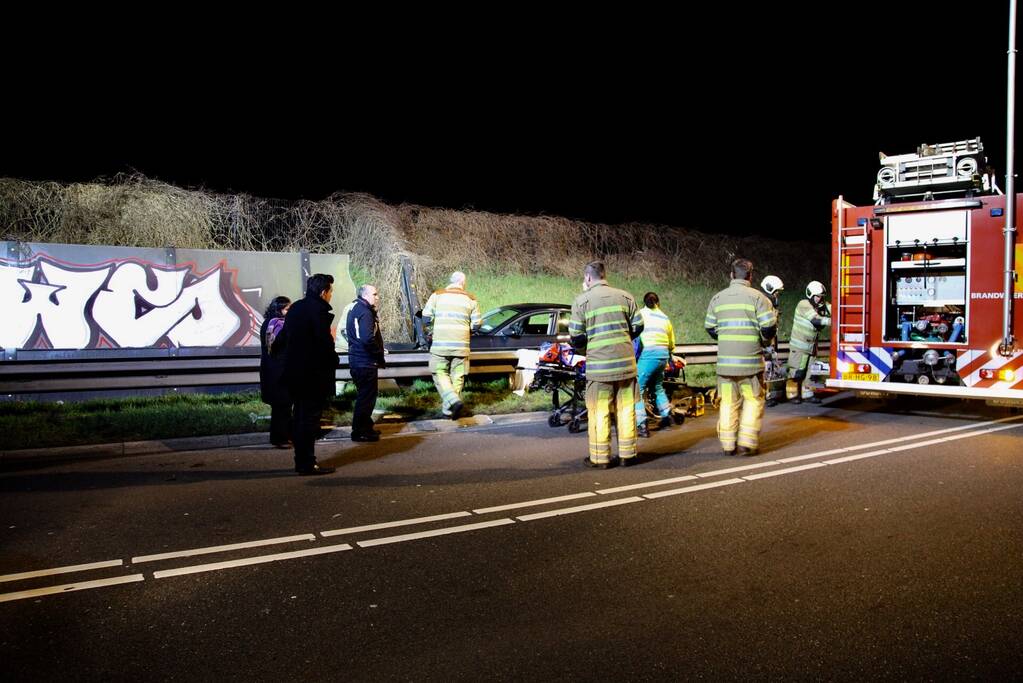 Twee gewonden na eenzijdig ongeval