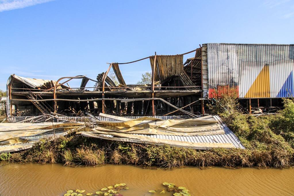 Zeer grote brand bij BVA Auctions, the day after