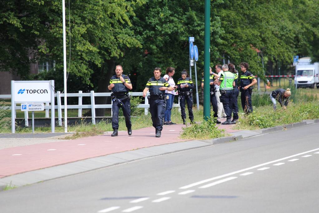 Industrieterrein afgezet voor onderzoek