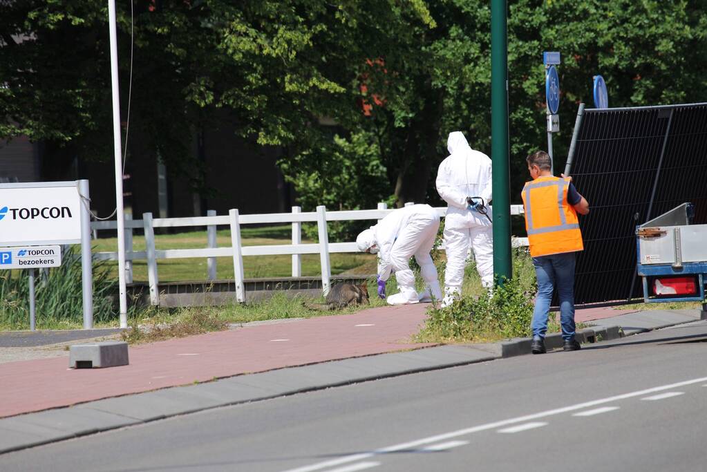 Industrieterrein afgezet voor onderzoek