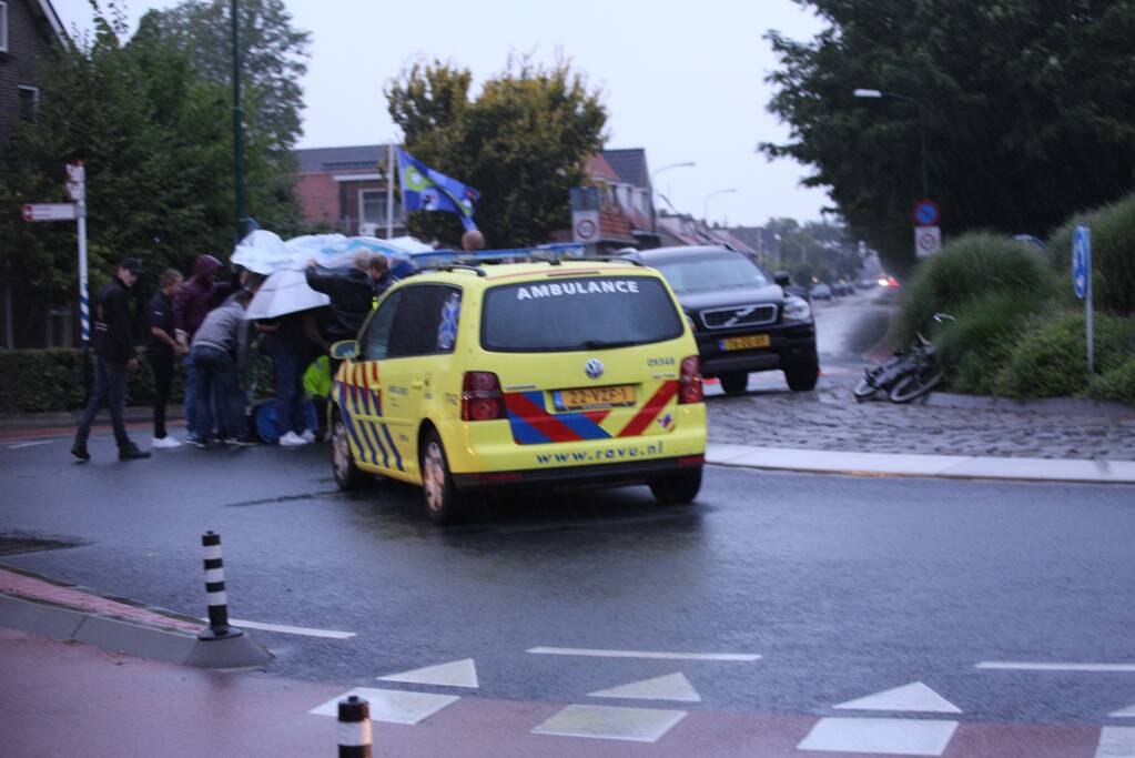 Solex-rijder gewond na val over vluchtheuvel