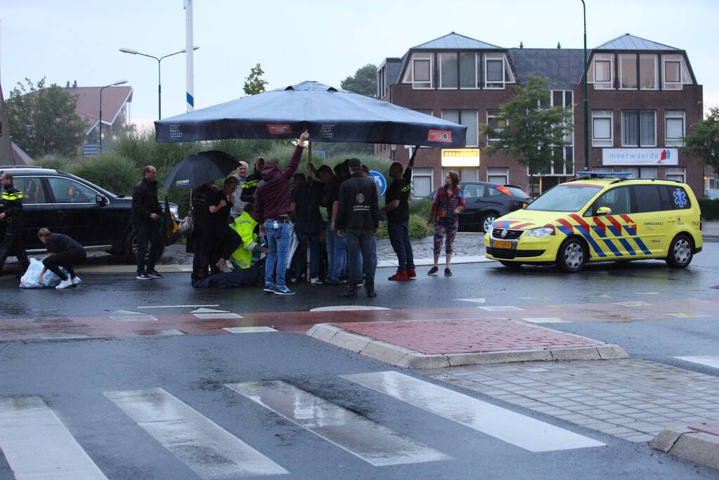 Solex-rijder gewond na val over vluchtheuvel