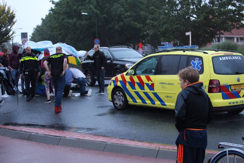 Solex-rijder gewond na val over vluchtheuvel