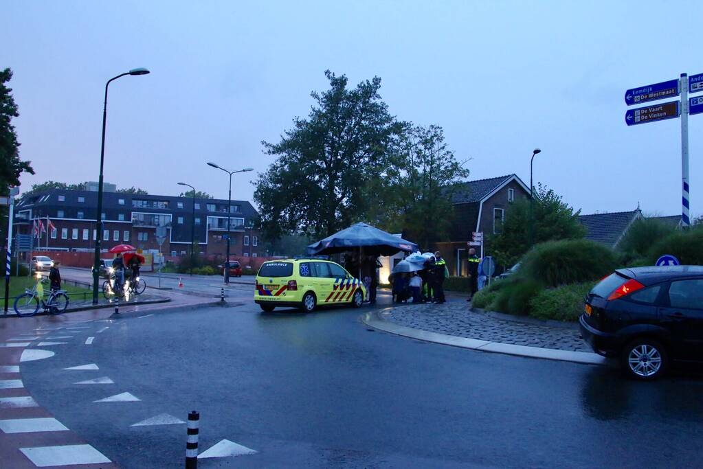 Solex-rijder gewond na val over vluchtheuvel