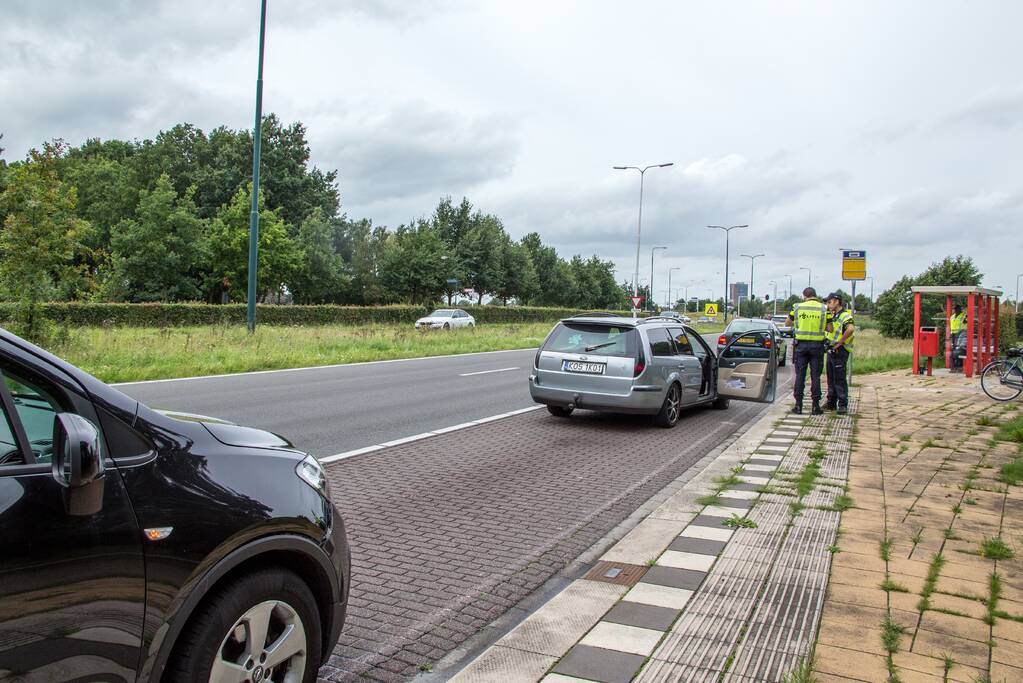 Wederom ongeval tijdens verkeerscontrole