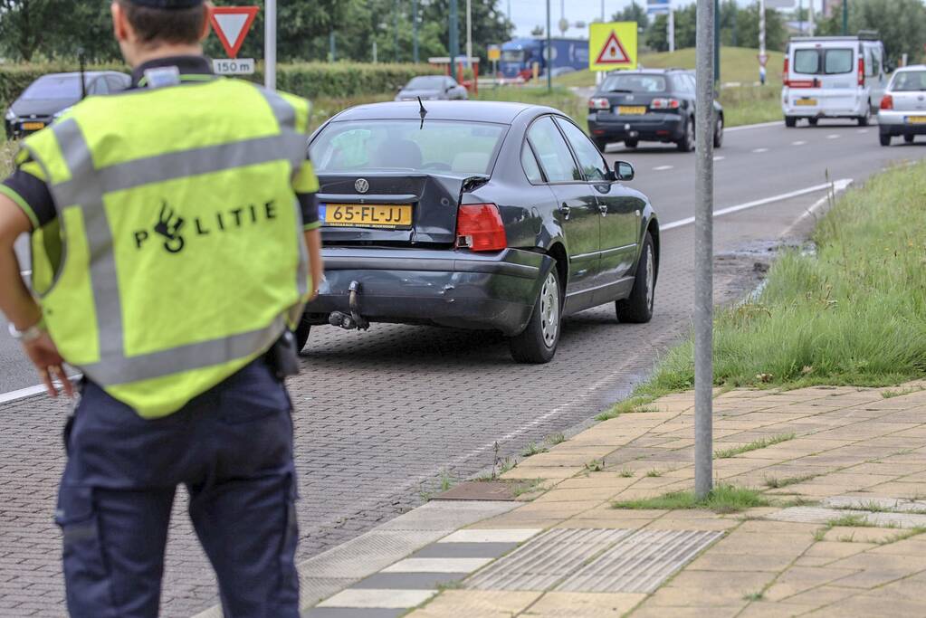 Wederom ongeval tijdens verkeerscontrole