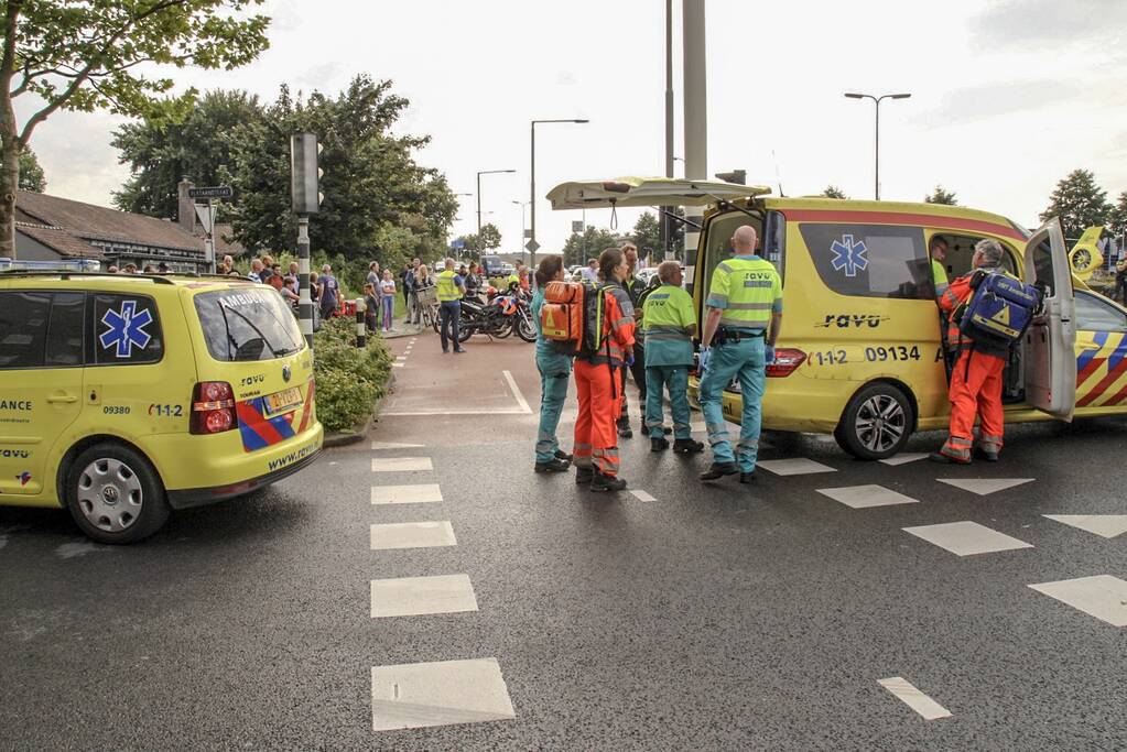 Fietser zwaargewond na val