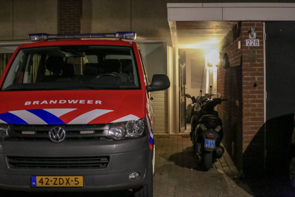 Brandweeroefening in woning loopt uit de hand