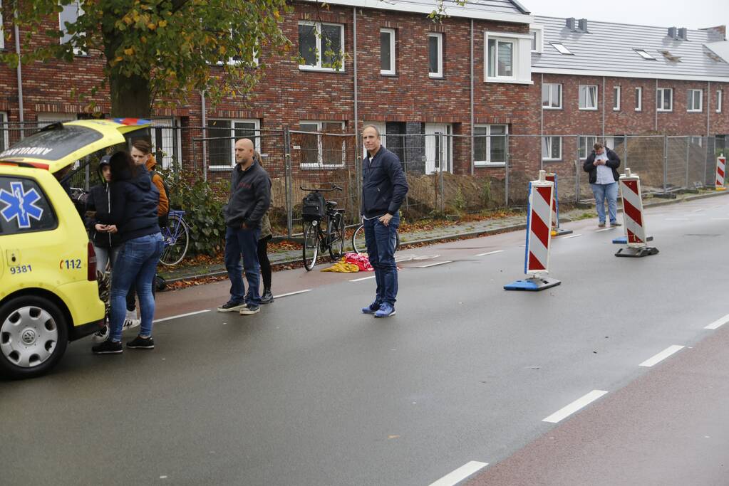 Fietsster gewond door valpartij