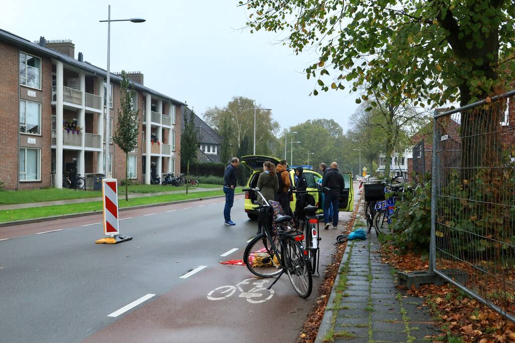 Fietsster gewond door valpartij