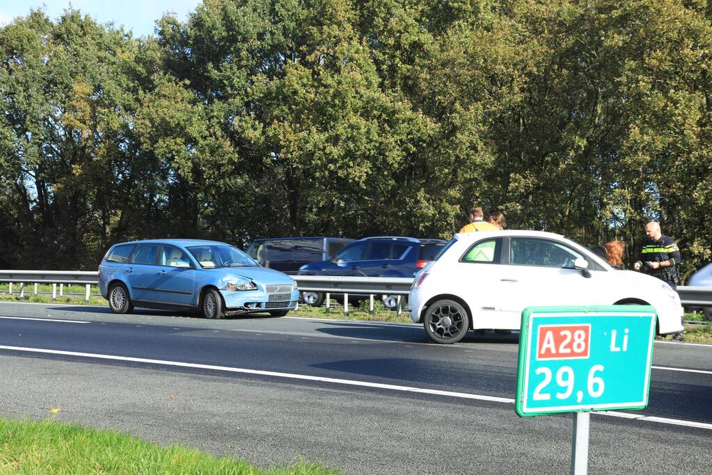 Drie auto's beschadigd bij ongeval