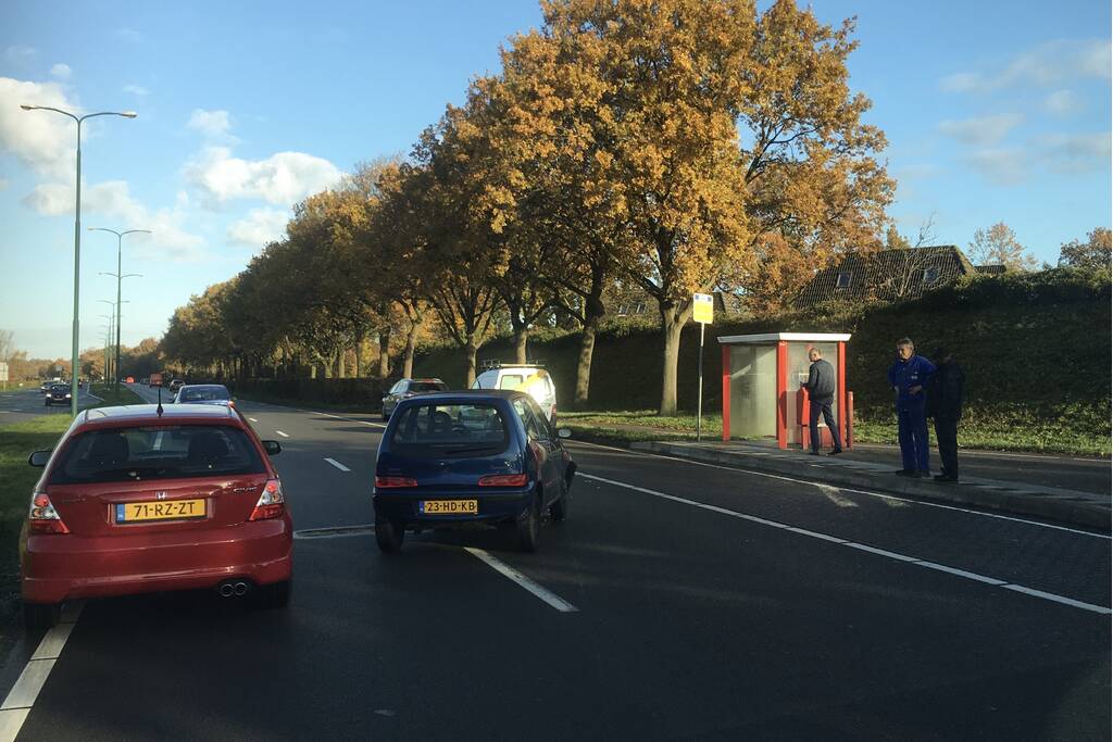 Auto total-loss bij kop-staartbotsing