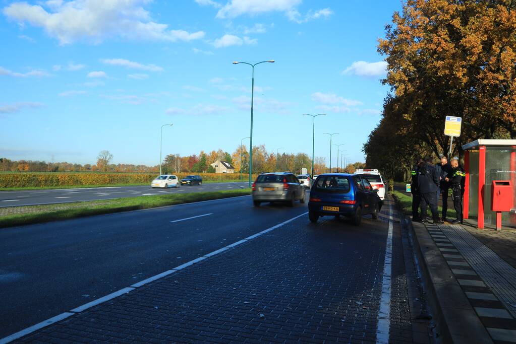 Auto total-loss bij kop-staartbotsing