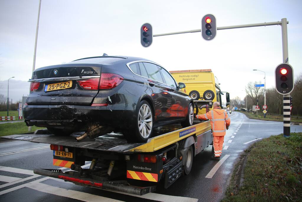 Flinke schade na kop-staartbotsing