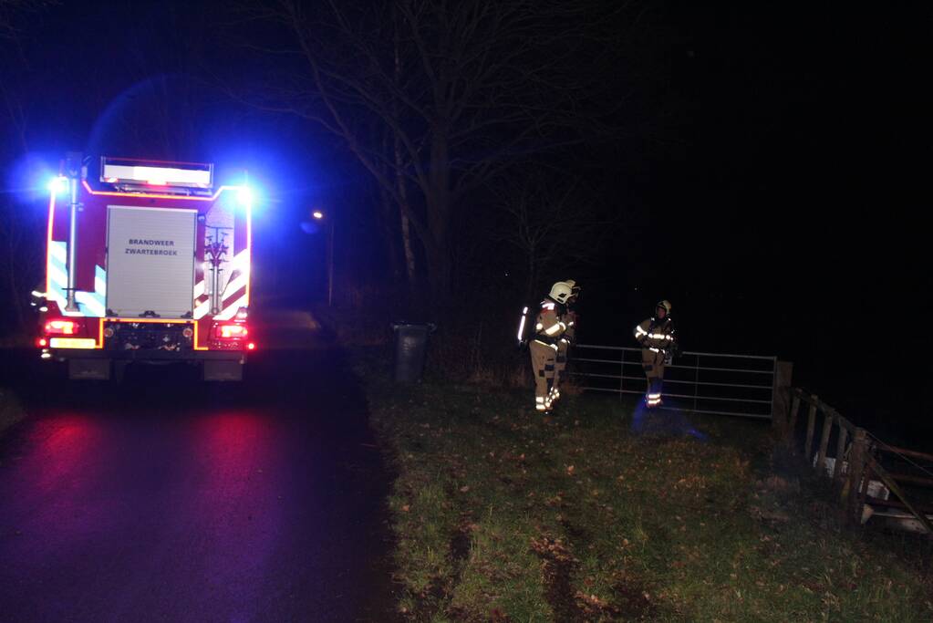 Uitslaande brand verwoest schuur