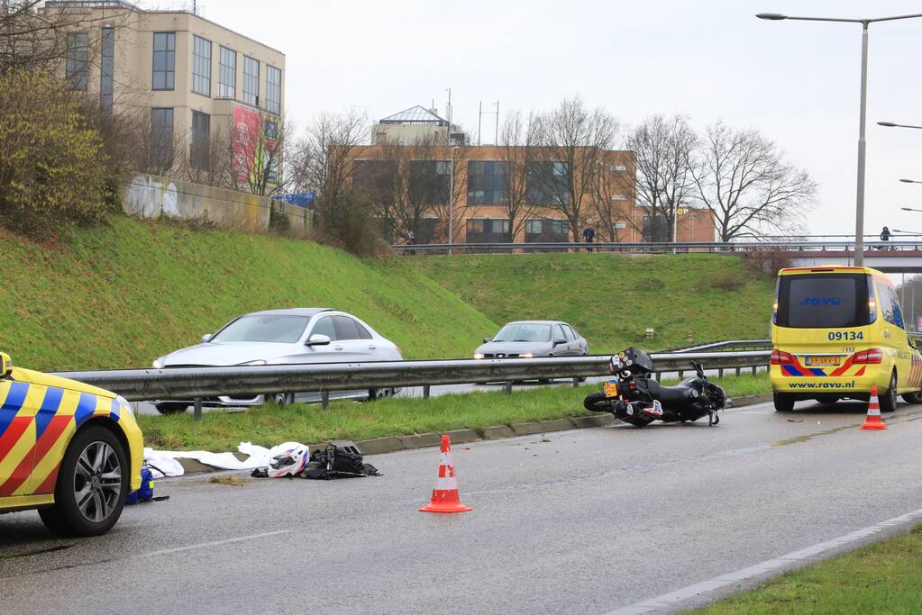 Motorrijder ernstig gewond na ongeval