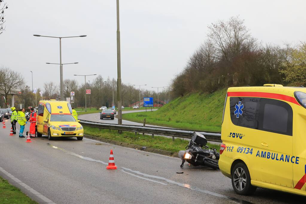 Motorrijder ernstig gewond na ongeval