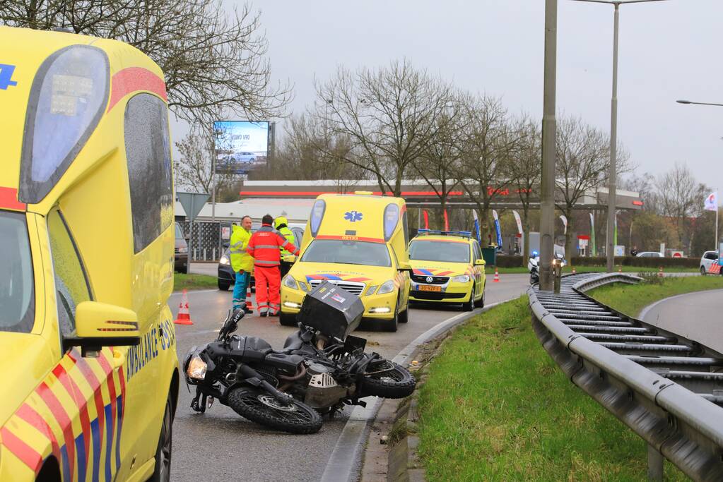 Motorrijder ernstig gewond na ongeval