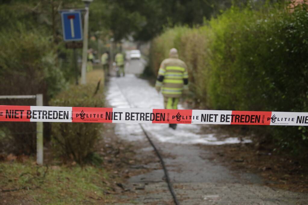 Brandweer opzoek naar gaslek