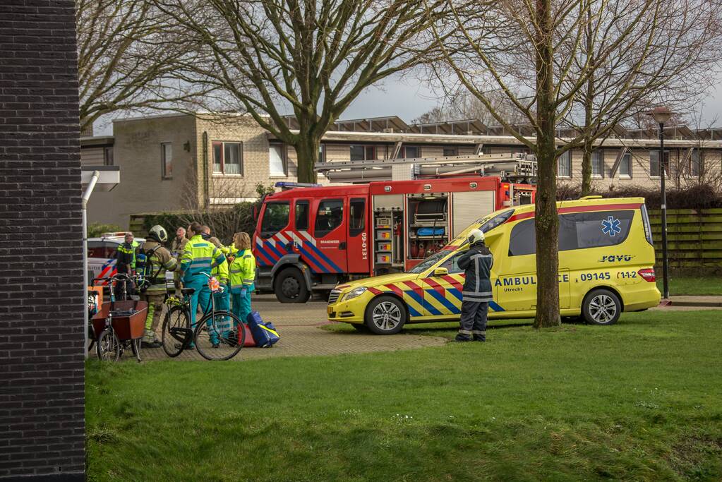 Persoon overleden bij flat brand