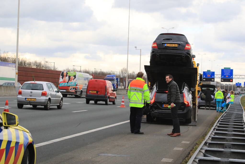 Flinke schade bij kop-staartbotsing