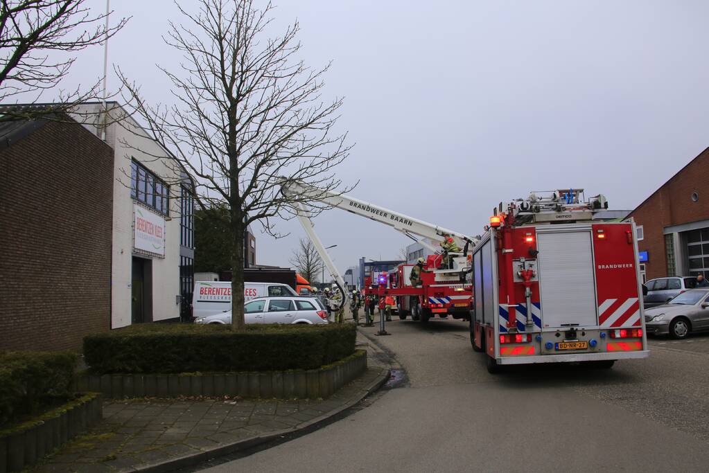 Brand in machine slagerij