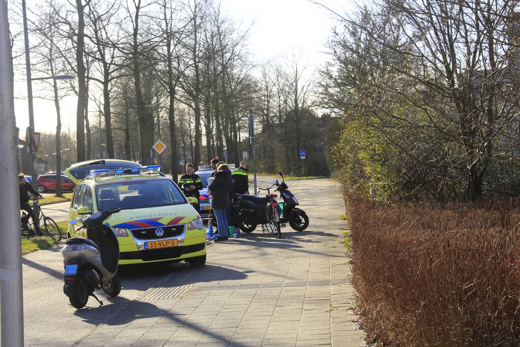 Scooterrijder gewond na eenzijdig ongeval