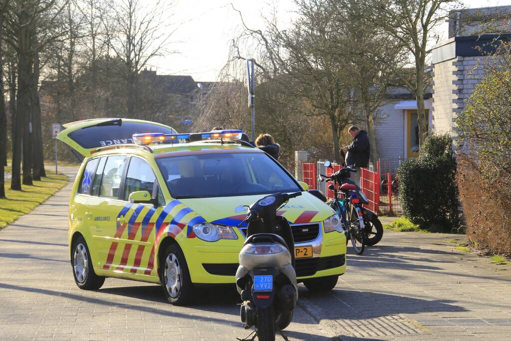 Scooterrijder gewond na eenzijdig ongeval