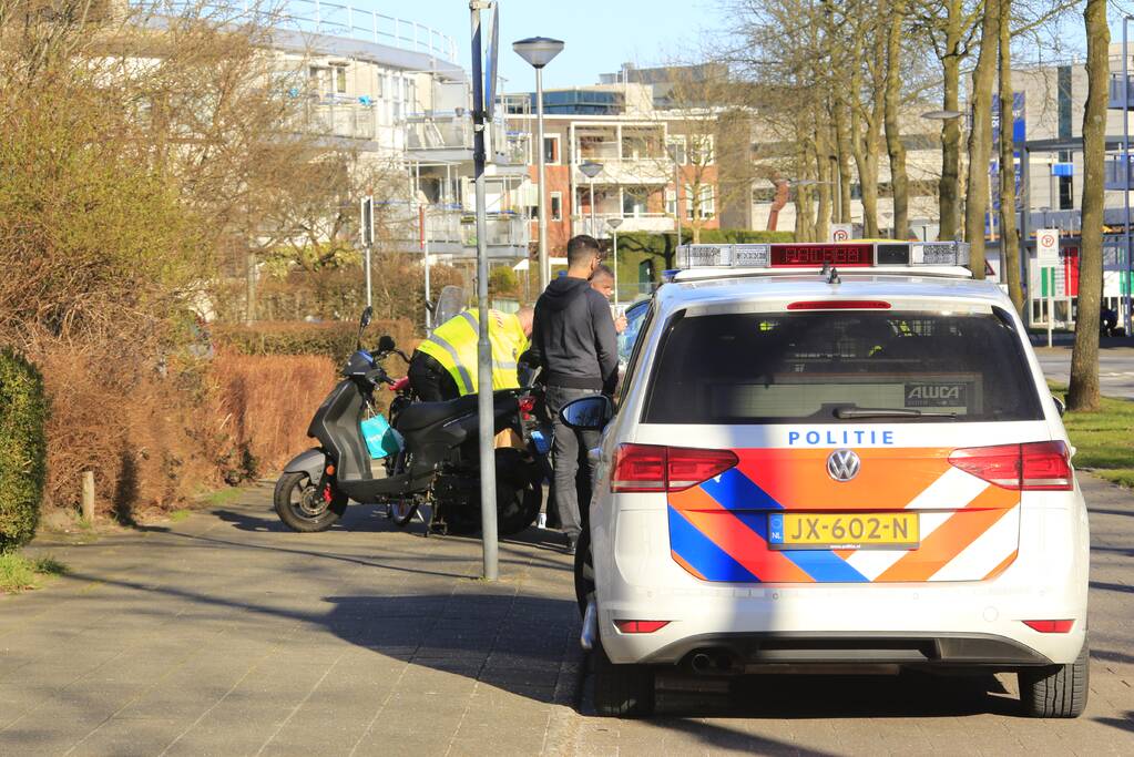 Scooterrijder gewond na eenzijdig ongeval