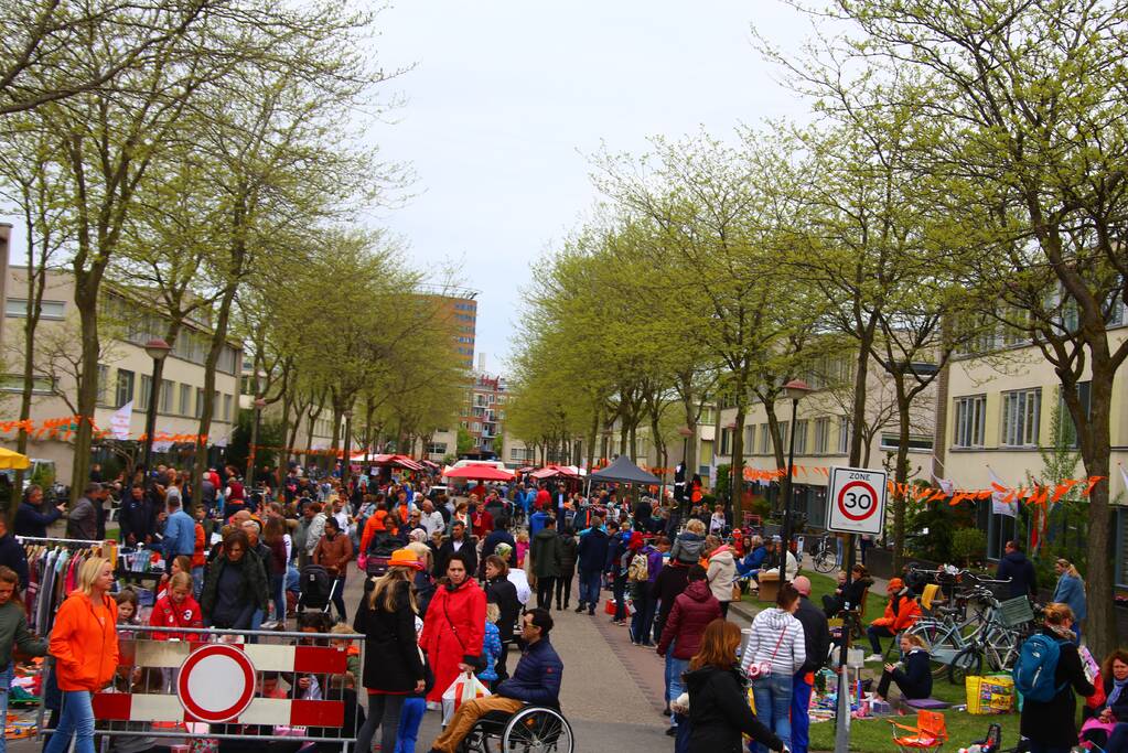 Koningsdag druk bezocht