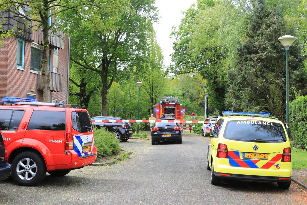 Flat ontruimd na brandstichting