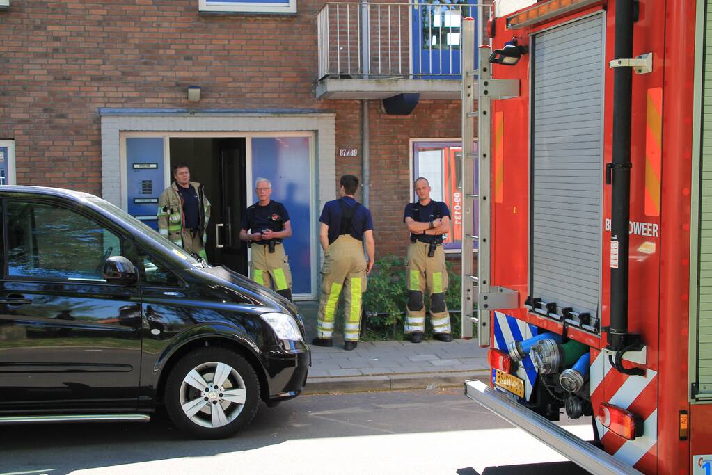 Lekkende gasbussen in flat