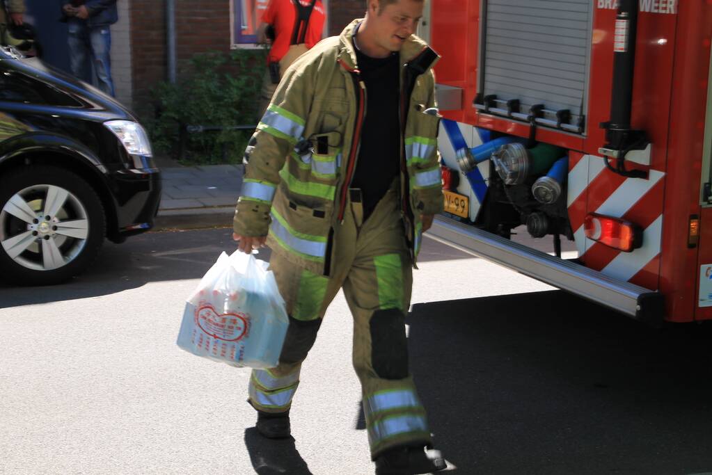 Lekkende gasbussen in flat