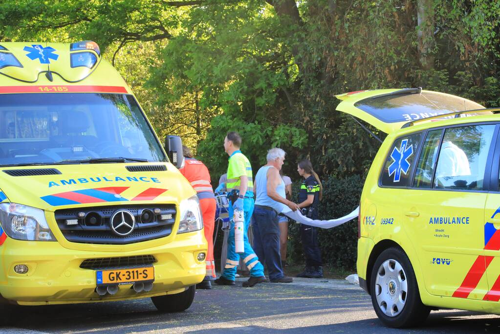 Overstekende fietser zwaargewond na aanrijding