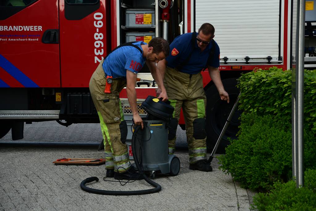 Gesprongen waterleiding zet kantoor blank