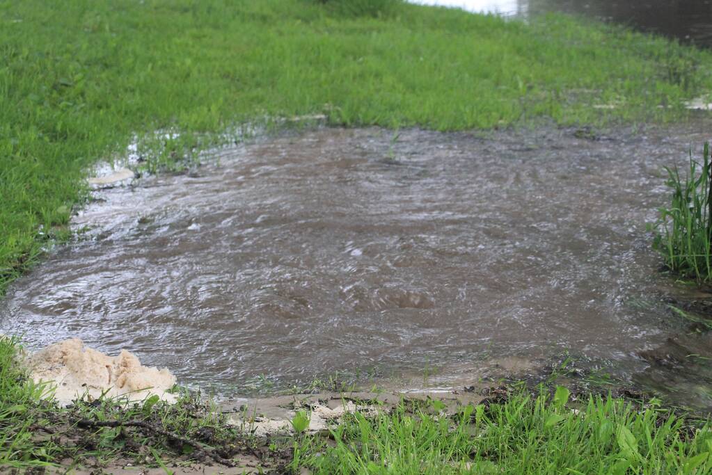 Waterleiding gesprongen