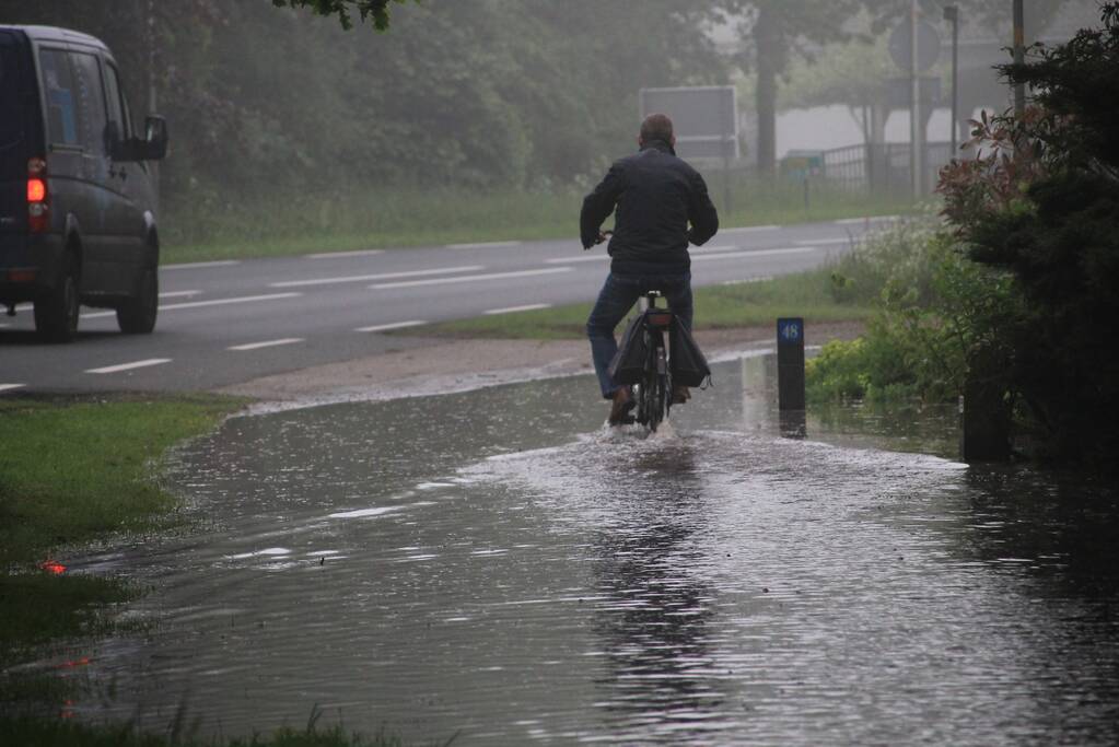 Waterleiding gesprongen