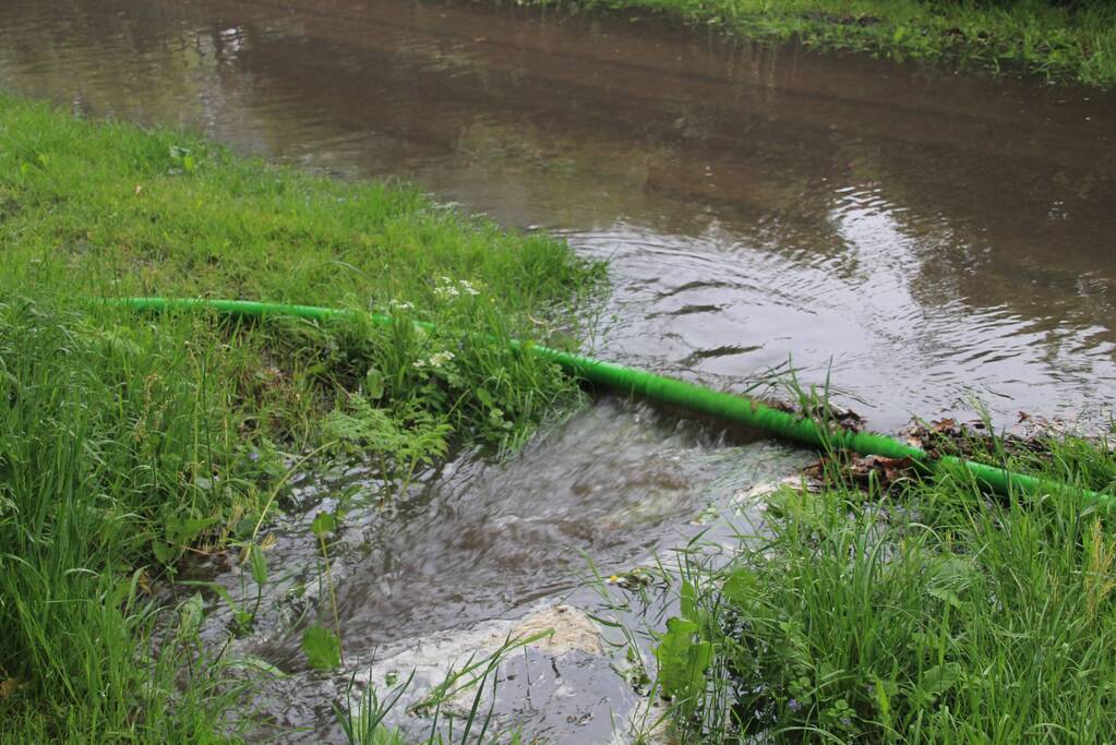 Waterleiding gesprongen