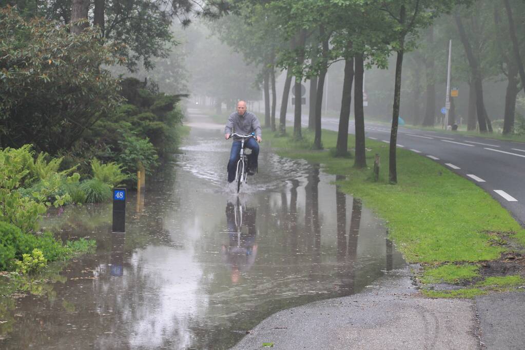 Waterleiding gesprongen