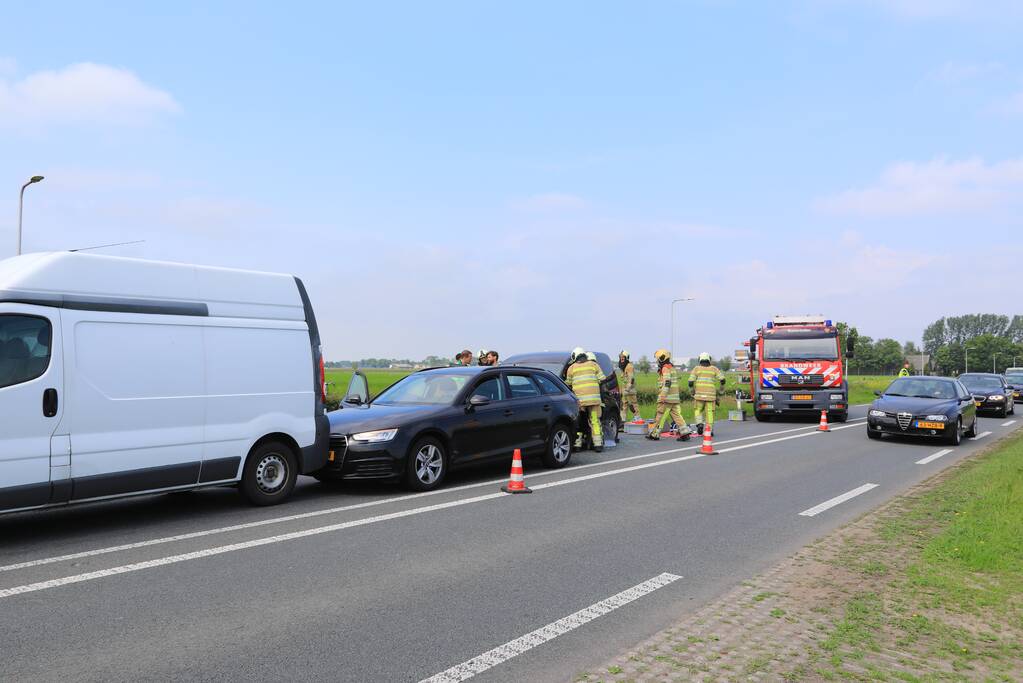 Meerdere gewonden bij kop-staartaanrijding