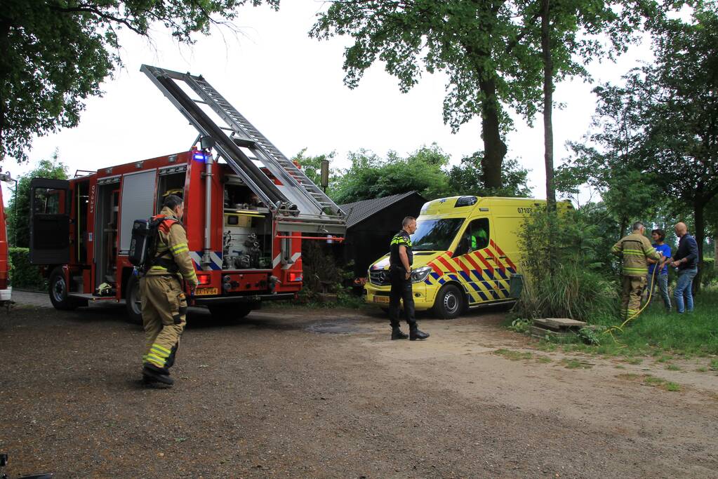 Brand ontstaan door ontplofte wasmachine