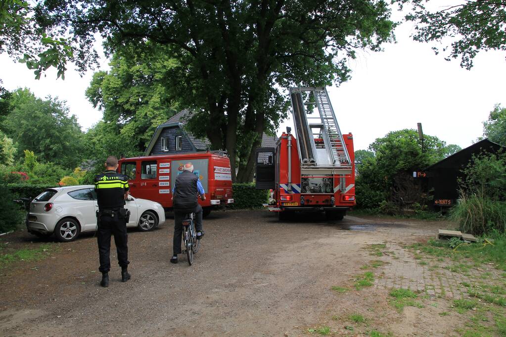 Brand ontstaan door ontplofte wasmachine