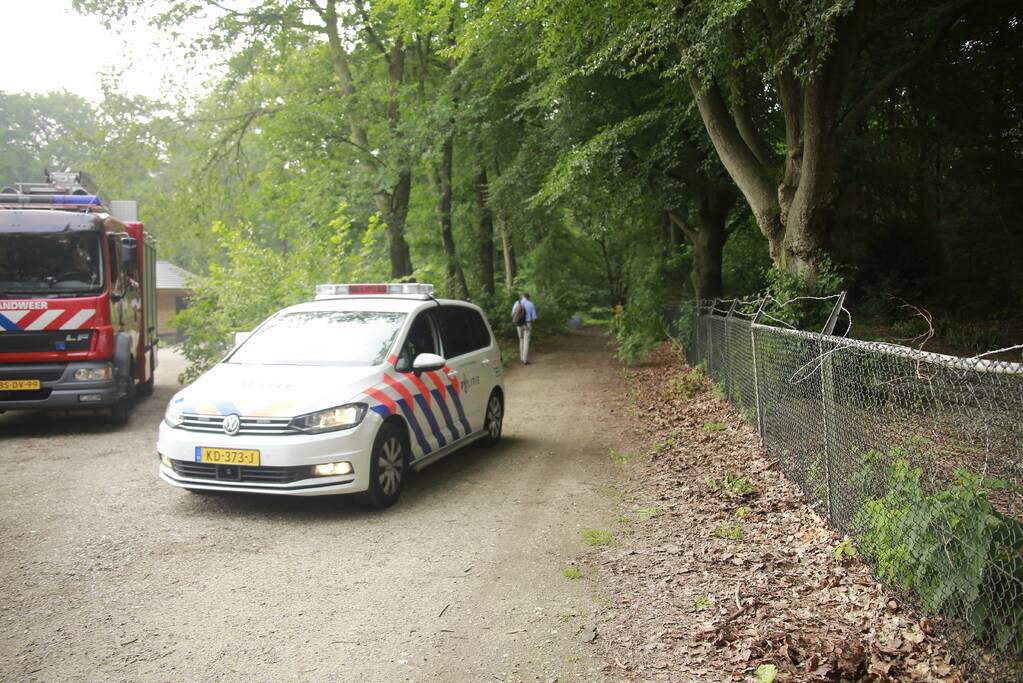 Drugsafval gedumpt in bos